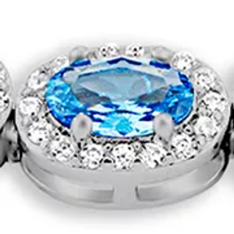 Oval Stone Tennis Bolo Bracelet