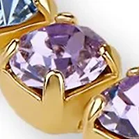 Gold Over Fine Silver Plated Multi Slider Bracelet