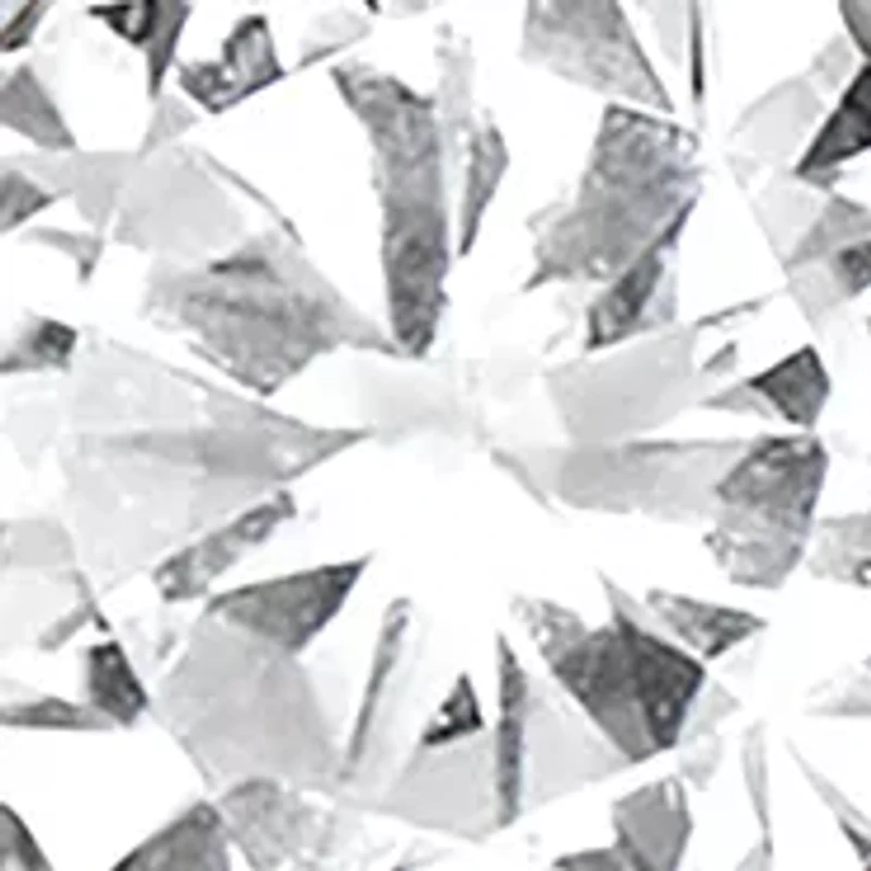 Sterling Silver Double Round Cubic Zirconia Drop Stud Earrings