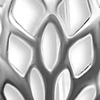 Sterling Silver Polished Filigree Heart Drop Earrings