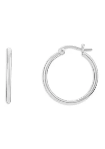 Sterling Silver Hoop Earrings