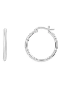 Sterling Silver Hoop Earrings