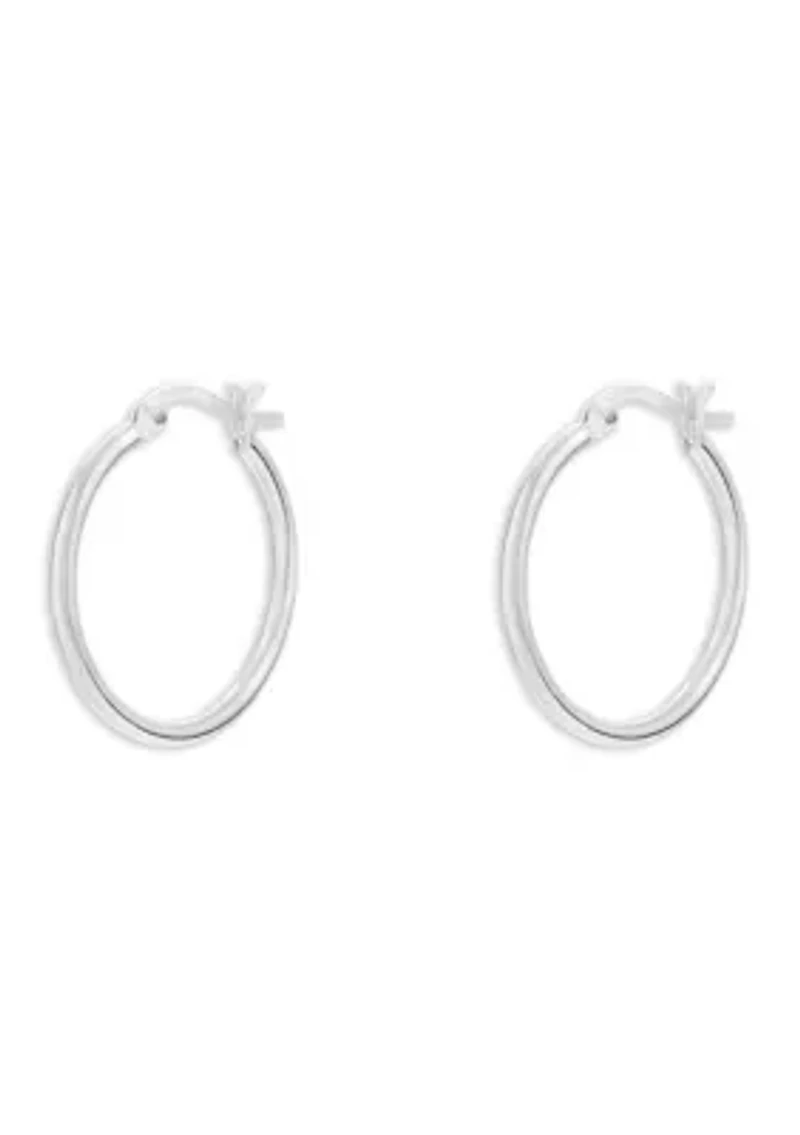 Sterling Silver Hoop Earrings