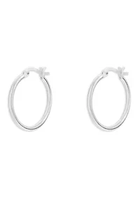 Sterling Silver Hoop Earrings