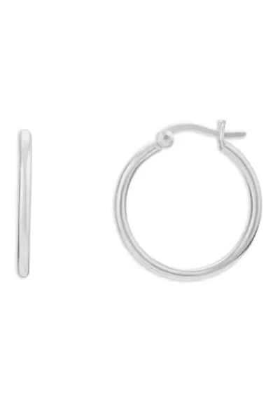 Sterling Silver Hoop Earrings
