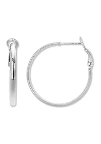 Hoop Earrings in Sterling Silver