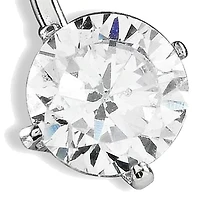 Cubic Zirconia Curved Post Earrings