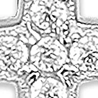 1/10 ct. t.w. Cubic Zirconia Cross Stud Earrings in Sterling Silver