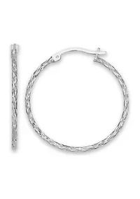 Sterling Silver Hoops