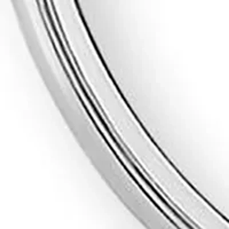 Sterling Silver 30 Millimeter Round Hoop Earrings