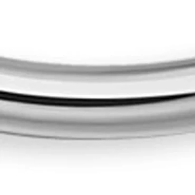 Sterling Silver 20 Millimeter Polished Hoop Earrings