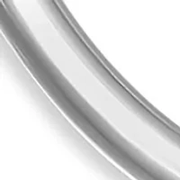 Sterling Silver 40 Millimeter Polished Hoop Earrings