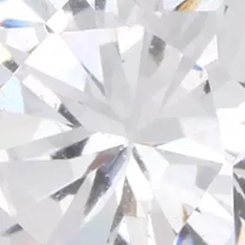 Simply Sterling 7 Millimeter Round Cubic Zirconia Stud Earrings 