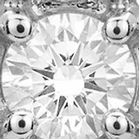 Sterling Silver Pavé Cubic Zirconia Cross Stud Earrings