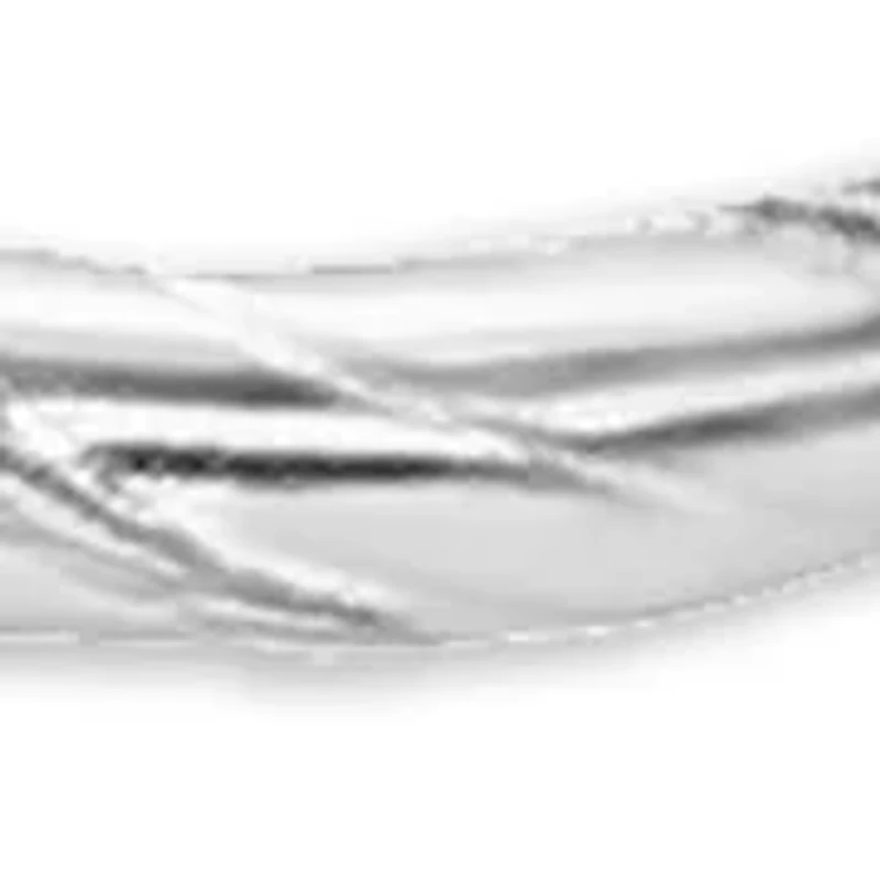 Sterling Silver Spiral Etched 25 Millimeter Click Top Hoop Earrings