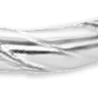 Sterling Silver Spiral Etched 25 Millimeter Click Top Hoop Earrings