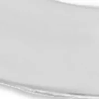 Sterling Silver 25mm Knife Edged Click Top Hoop Earrings