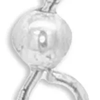 Multiple Swirl Drop Earrings in Sterling Silver 