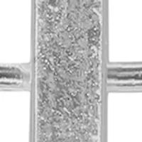 Simply Sterling Rectangle Double Drop Earrings