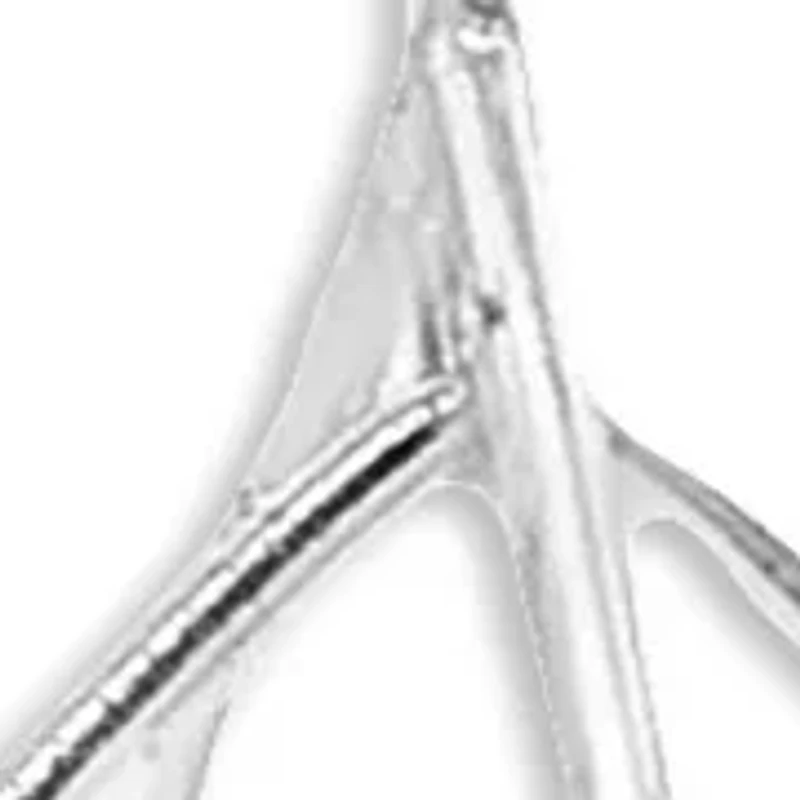 Double Wire Diamond Shape Drop Earrings in Sterling Silver