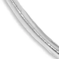 Flat Sterling Silver Hoop Earrings