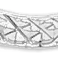 Sterling Silver 20mm Diamond Cut Squared Click Top Hoop Earrings