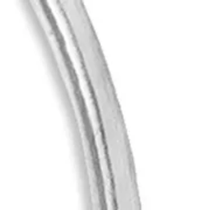 Sterling Silver Polished Squared Click Top Hoop Earrings