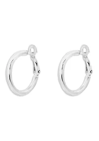  Polished Hoop Earrings