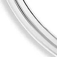 Sterling Silver 30 Millimeter Paddle Back Hoop Earrings