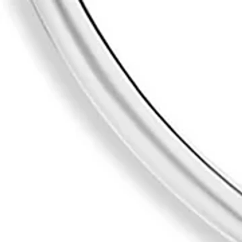 Sterling Silver 40 Millimeter Paddle Back Hoop Earrings