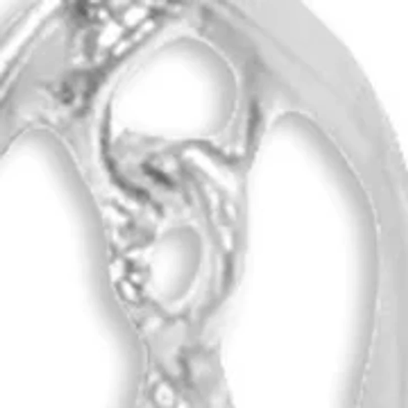 Polished Triple Swirl Drop Earrings in Sterling Silver