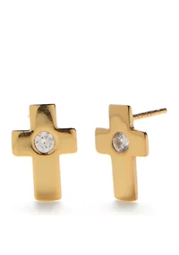 Cross Stud Earrings