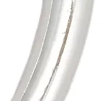 Polished Oval Click Top Hoop Earrings