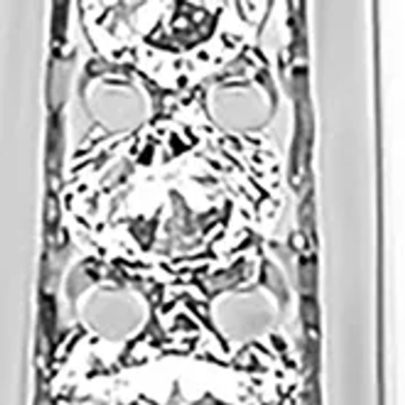 Gold Tone Pavé Bezel Hoop Earrings