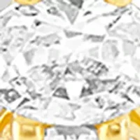 Cubic Zirconia Huggie Hoop Earrings