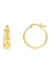 Filigree Hoop Earrings