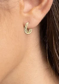 Filigree Hoop Earrings