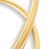 Double Heart Drop Earrings