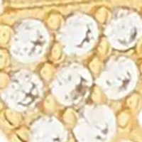 Gold Over Fine Silver Plated Butterfly Earrings