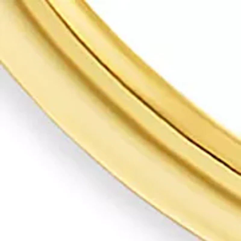 Sterling Silver 30 Millimeter polished Hoop Earrings