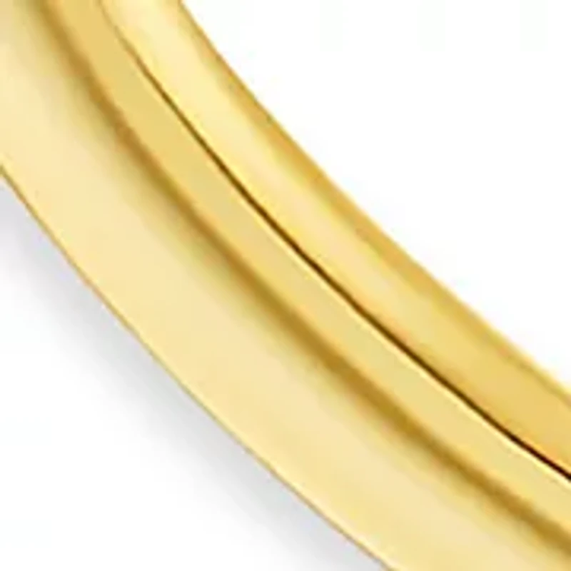 Sterling Silver 45 Millimeter polished Hoop Earrings