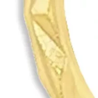 Diamond Cut Clicktop Hoop Earrings Sterling Silver