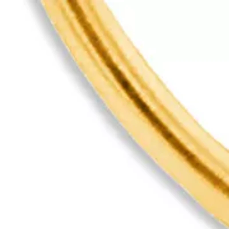 Polished Endless Hoop Earrings Sterling Silver