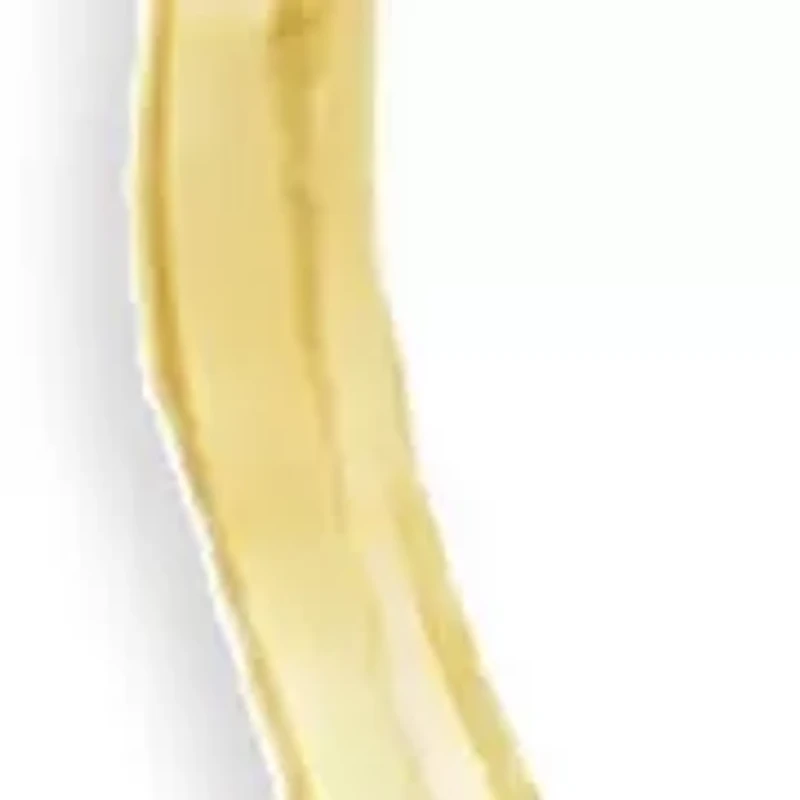 Diamond Cut Clicktop Hoop Earrings Gold Over Sterling Silver