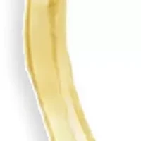 Diamond Cut Clicktop Hoop Earrings Gold Over Sterling Silver