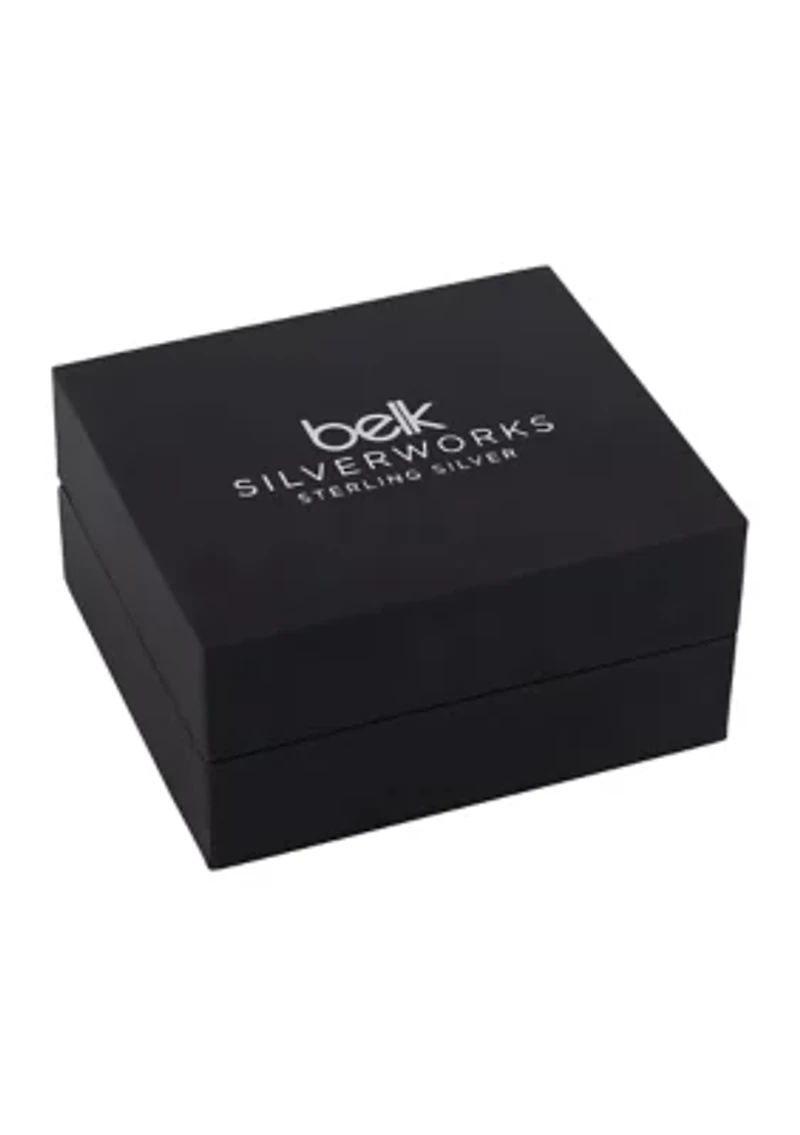 Sterling Silver Multicolor Cubic Zirconia Butterfly Ring