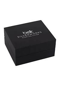 Sterling Silver Multicolor Cubic Zirconia Butterfly Ring