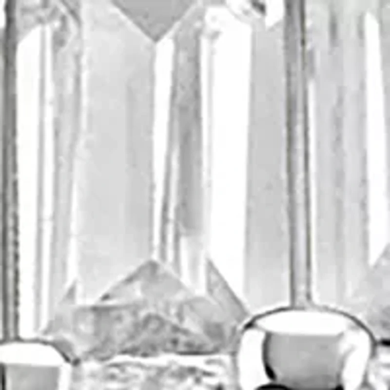 Sterling Silver Baguette Cubic Zirconia 2-Row Band Ring