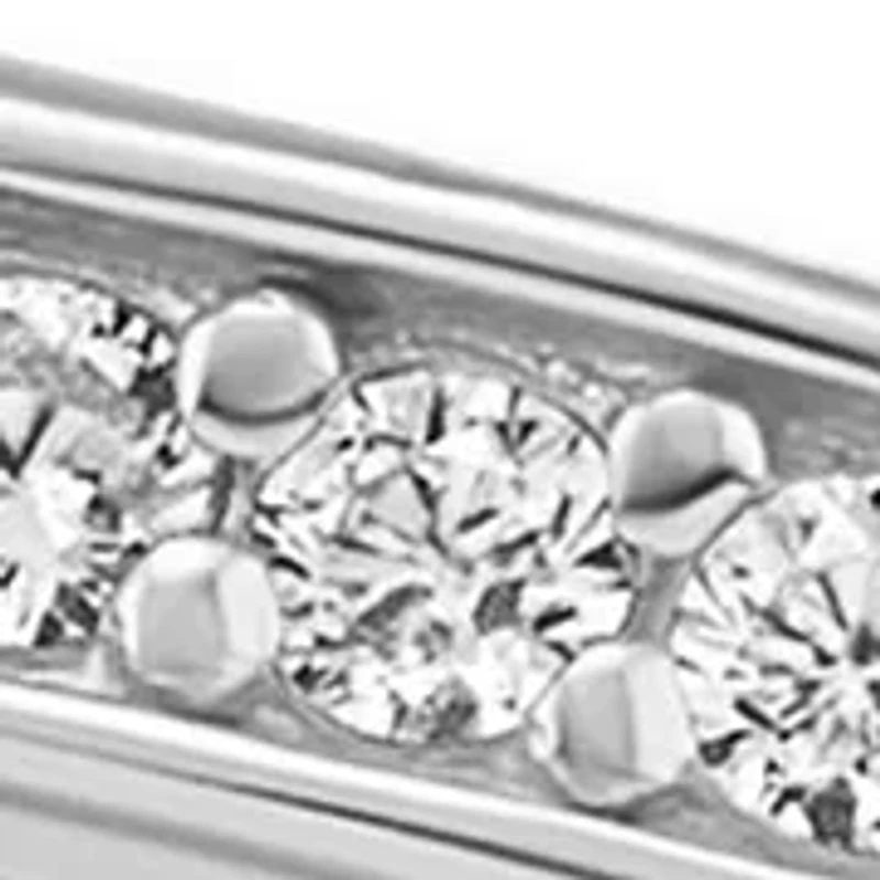 Sterling Silver Polished Cubic Zirconia Twist Heart Ring