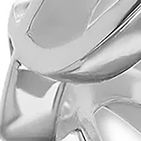 Polished Open Oval Ring Sterling Silver